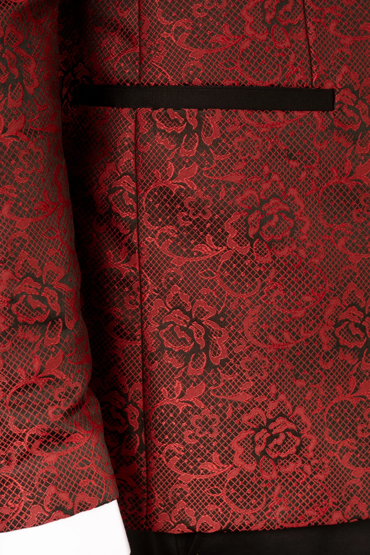 MEHMENT EMIN TEKE/TEKE IN,JACQUARD-1BDBV-TUXEDO SUITS-T11-BURGUNDY - Image 7