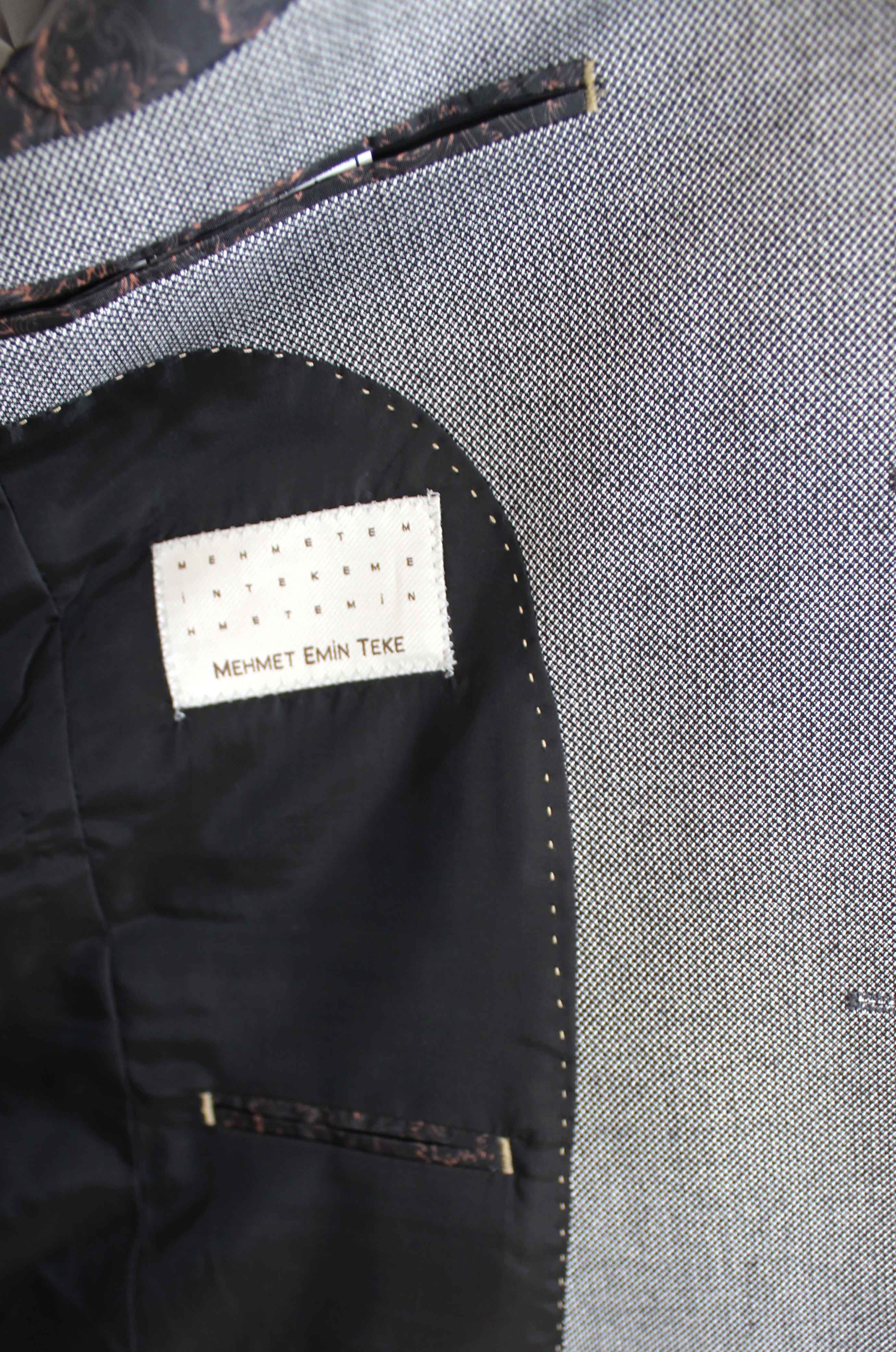 MEHMENT EMIN TEKE/TEKE IN,PIN DOT-2BV-SLIM-DRESSY SUITS-3004-BLACK - Image 4