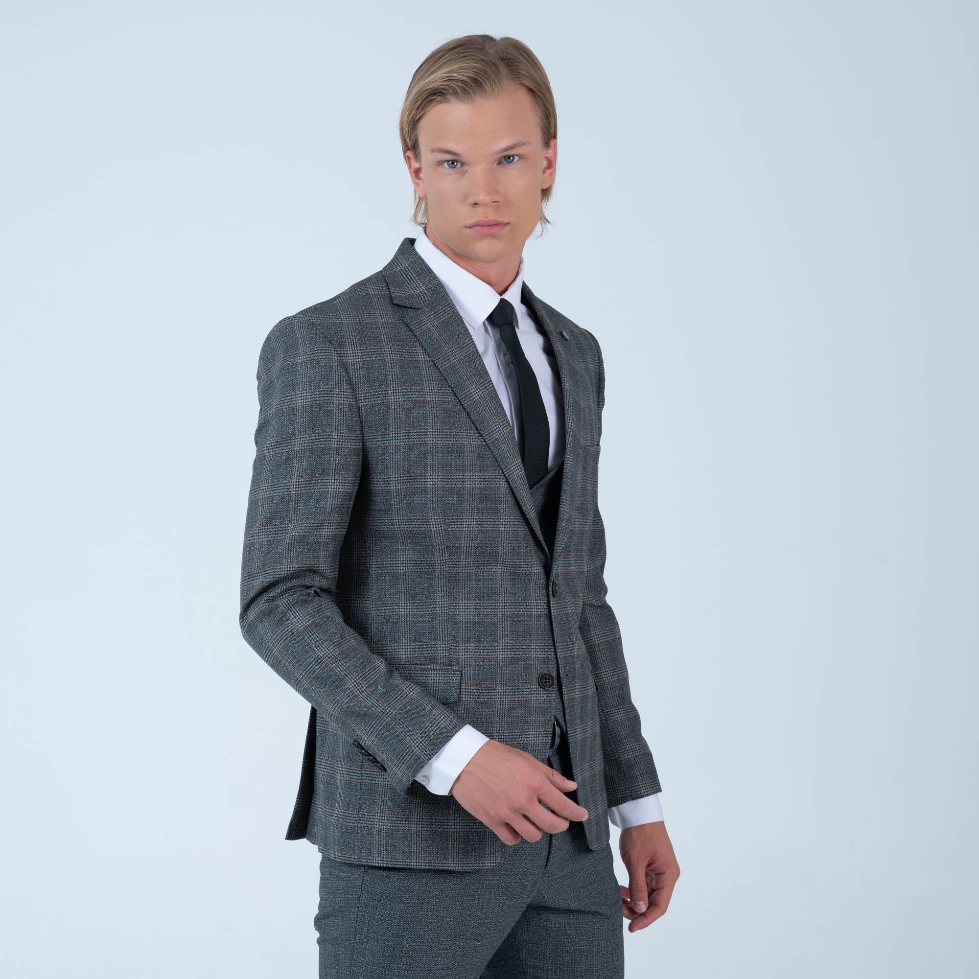 MEHMENT EMIN TEKE/TEKE IN,PLAID-2BDBU-DRESSY SUITS-511-GREEN - Image 10