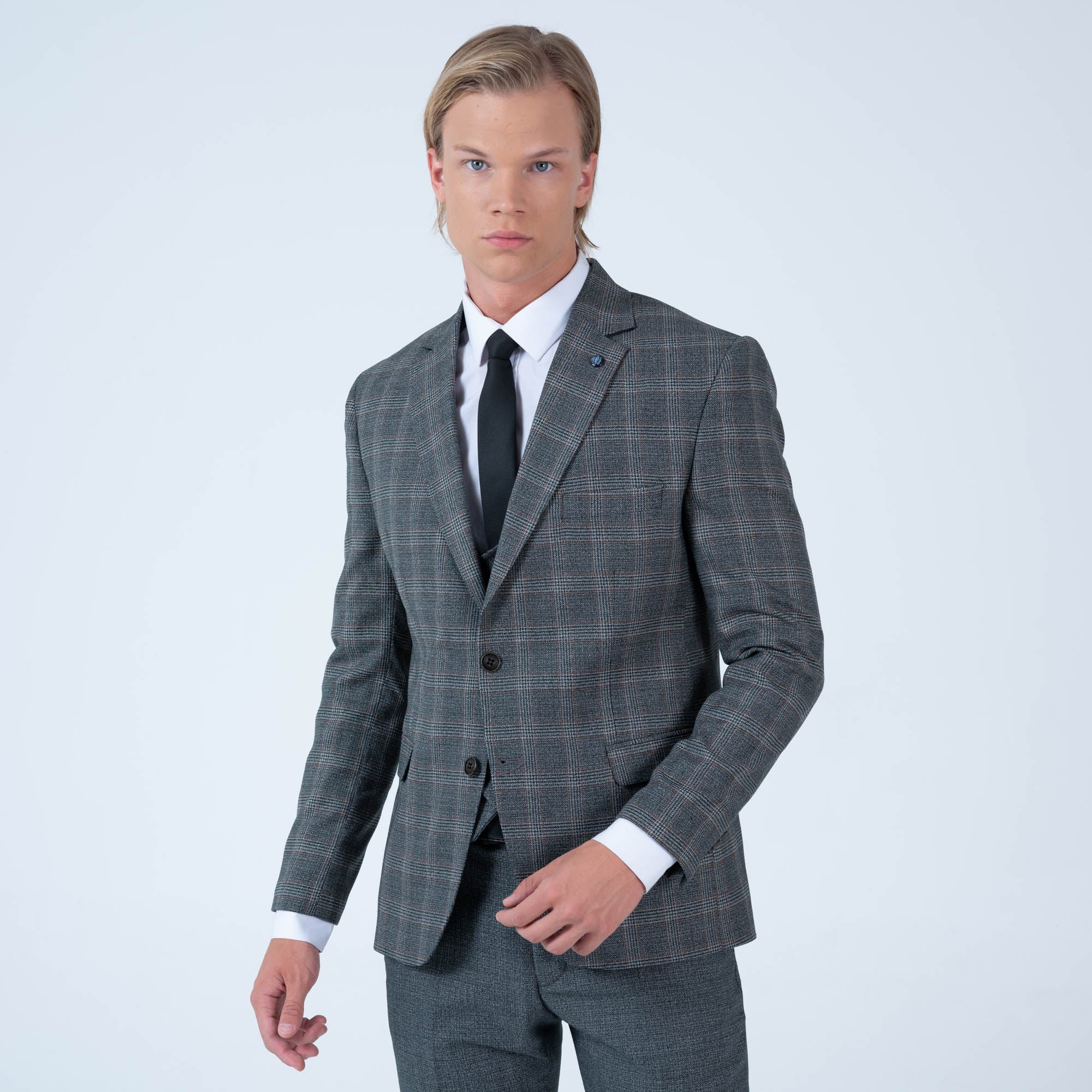 MEHMENT EMIN TEKE/TEKE IN,PLAID-2BDBU-DRESSY SUITS-511-GREEN - Image 11
