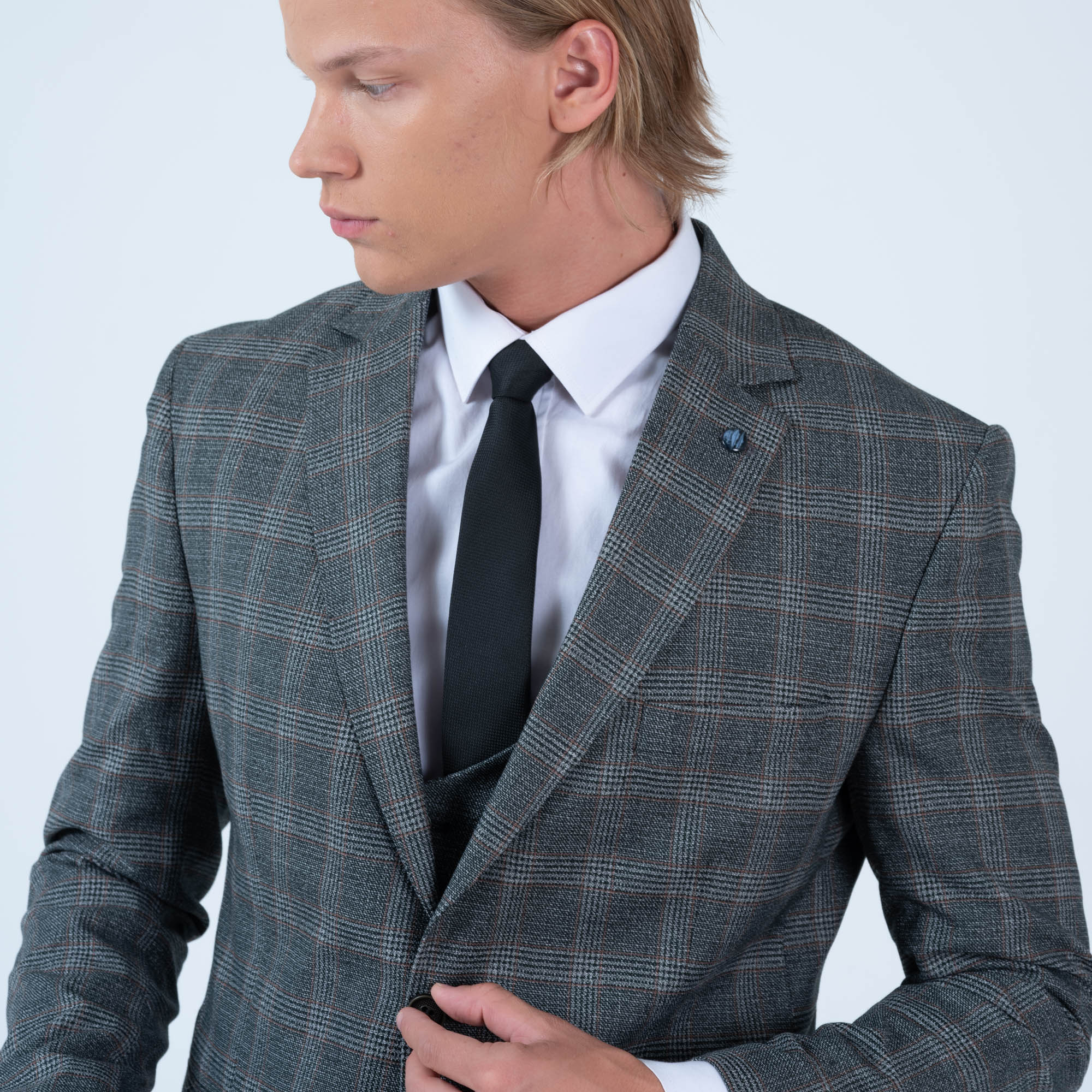 MEHMENT EMIN TEKE/TEKE IN,PLAID-2BDBU-DRESSY SUITS-511-GREEN - Image 12