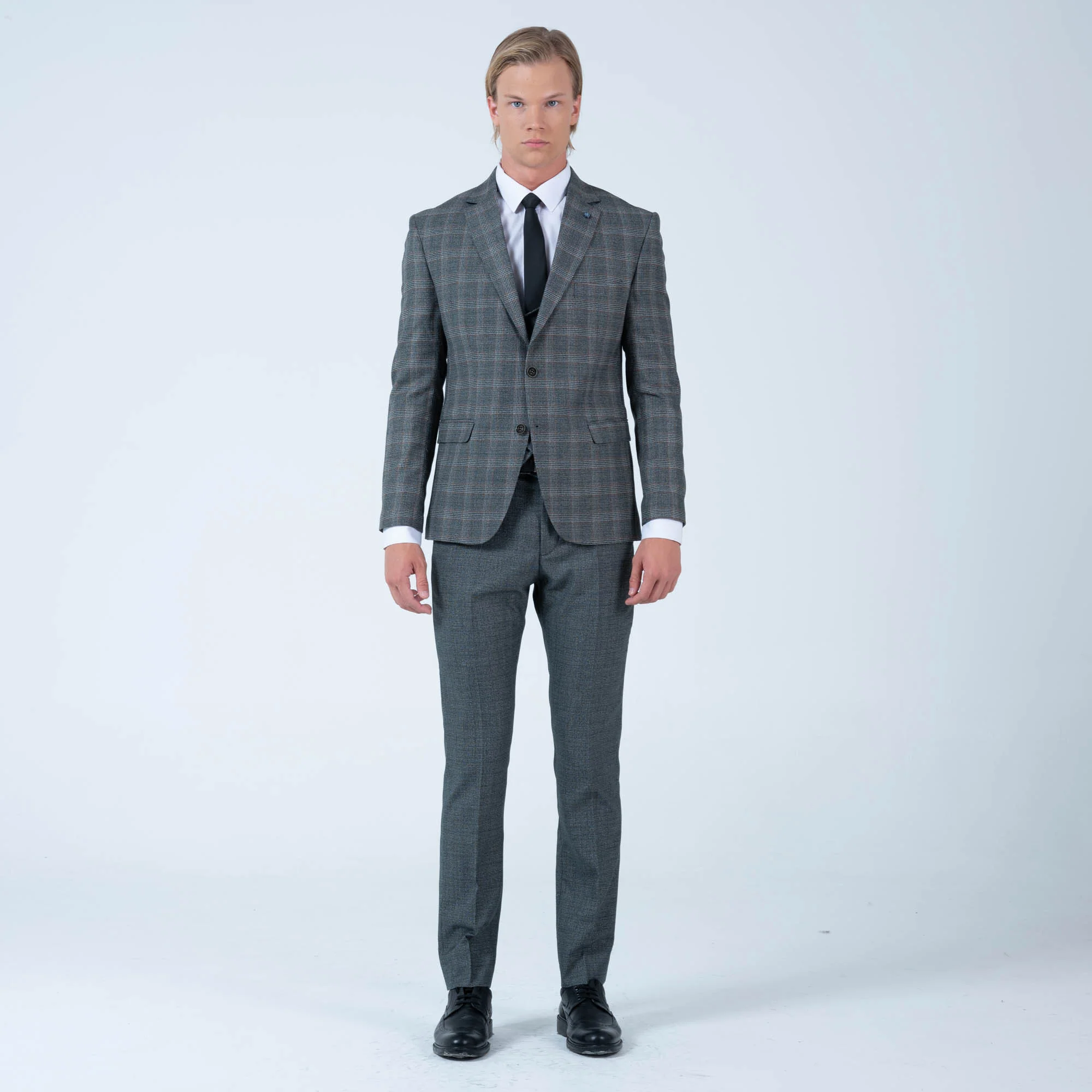 MEHMENT EMIN TEKE/TEKE IN,PLAID-2BDBU-DRESSY SUITS-511-GREEN - Image 4