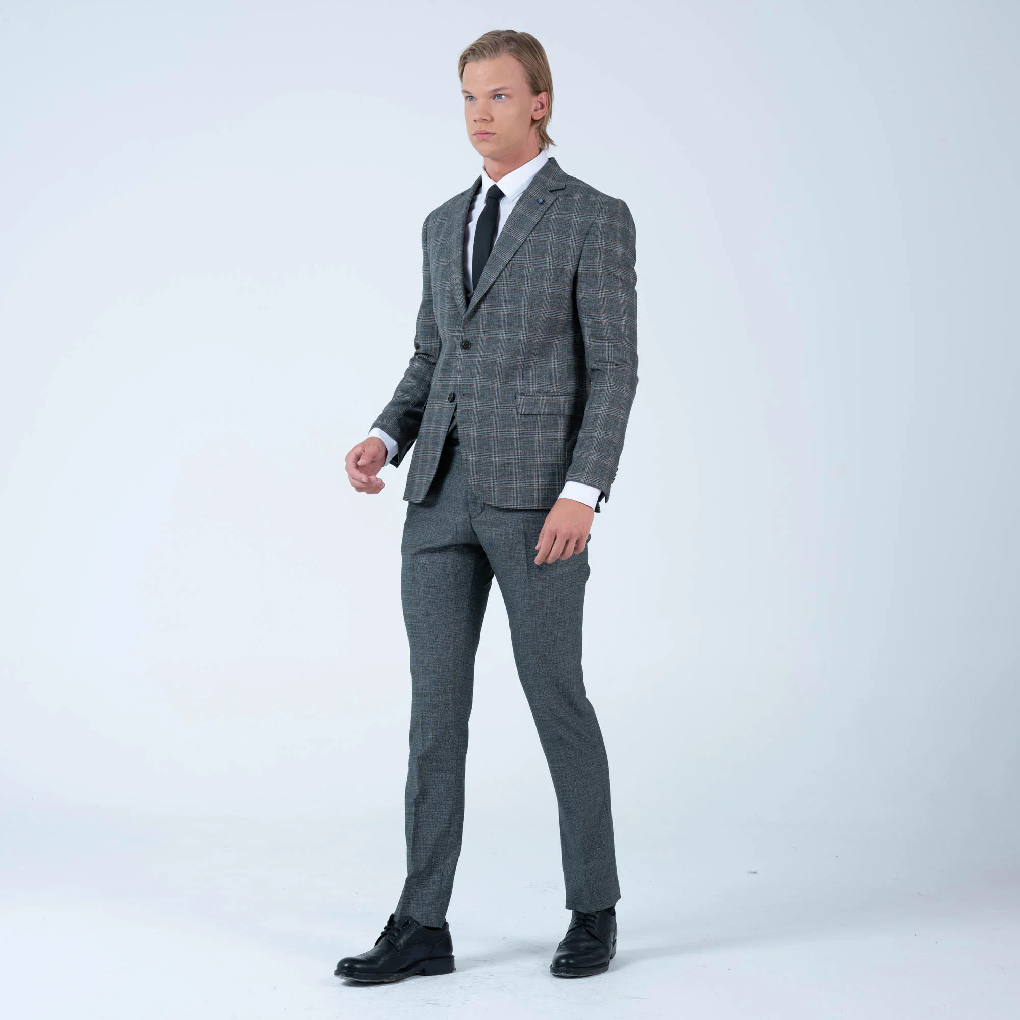 MEHMENT EMIN TEKE/TEKE IN,PLAID-2BDBU-DRESSY SUITS-511-GREEN - Image 7