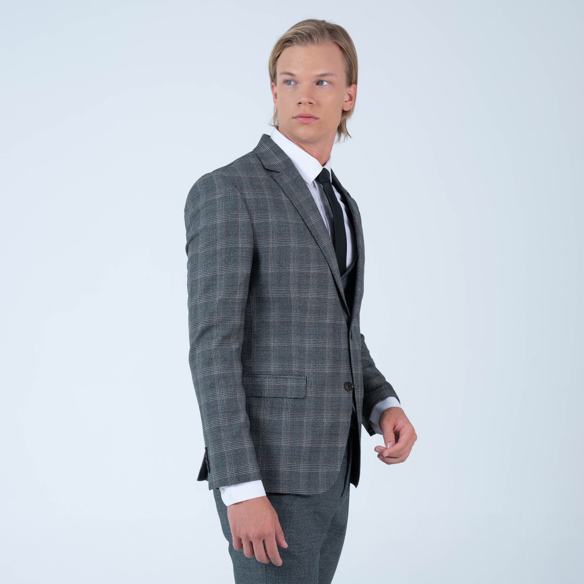 MEHMENT EMIN TEKE/TEKE IN,PLAID-2BDBU-DRESSY SUITS-511-GREEN - Image 8
