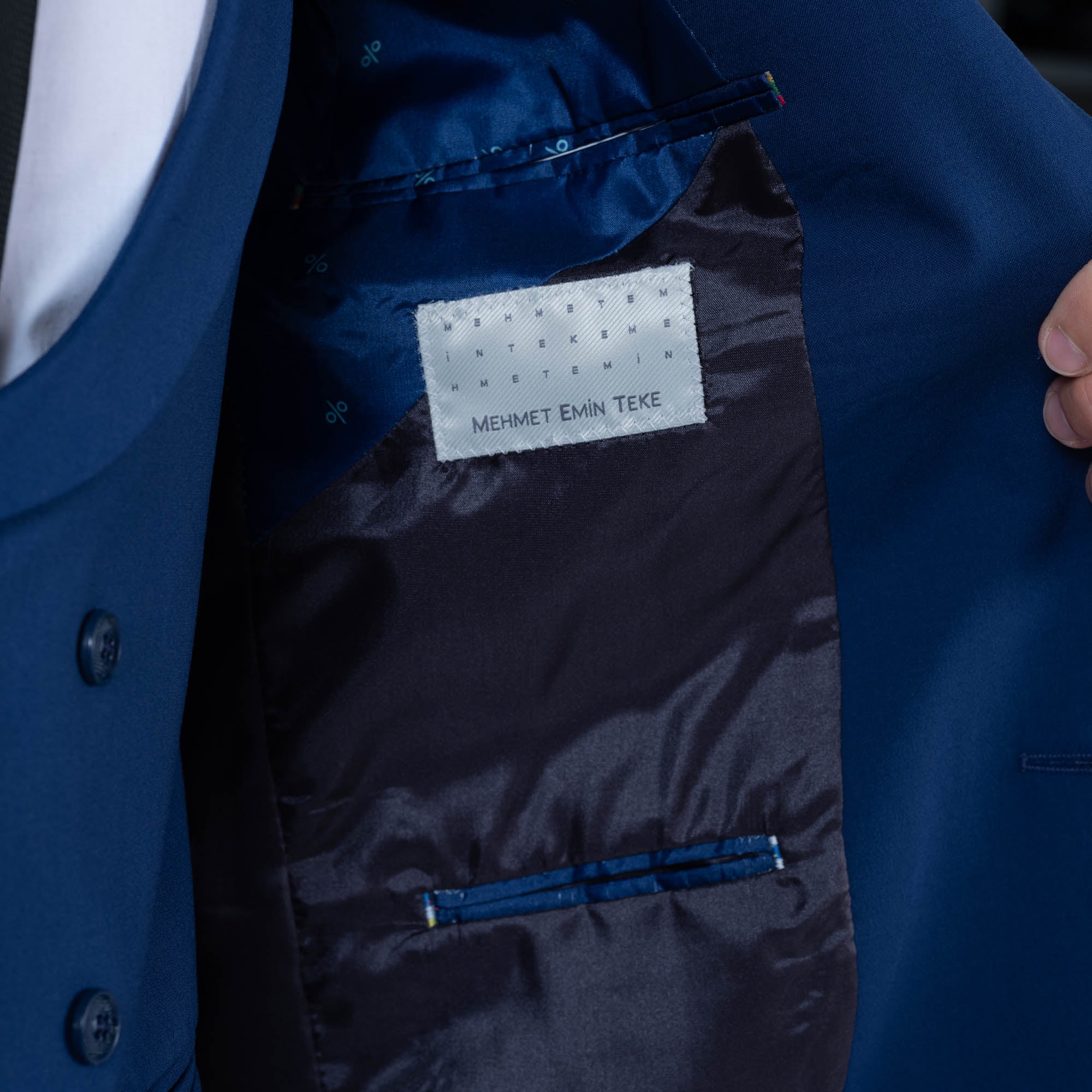 MEHMENT EMIN TEKE/TEKE IN,WINDOW PANE-2BDBU-DRESSY SUITS-421-BLUE - Image 9