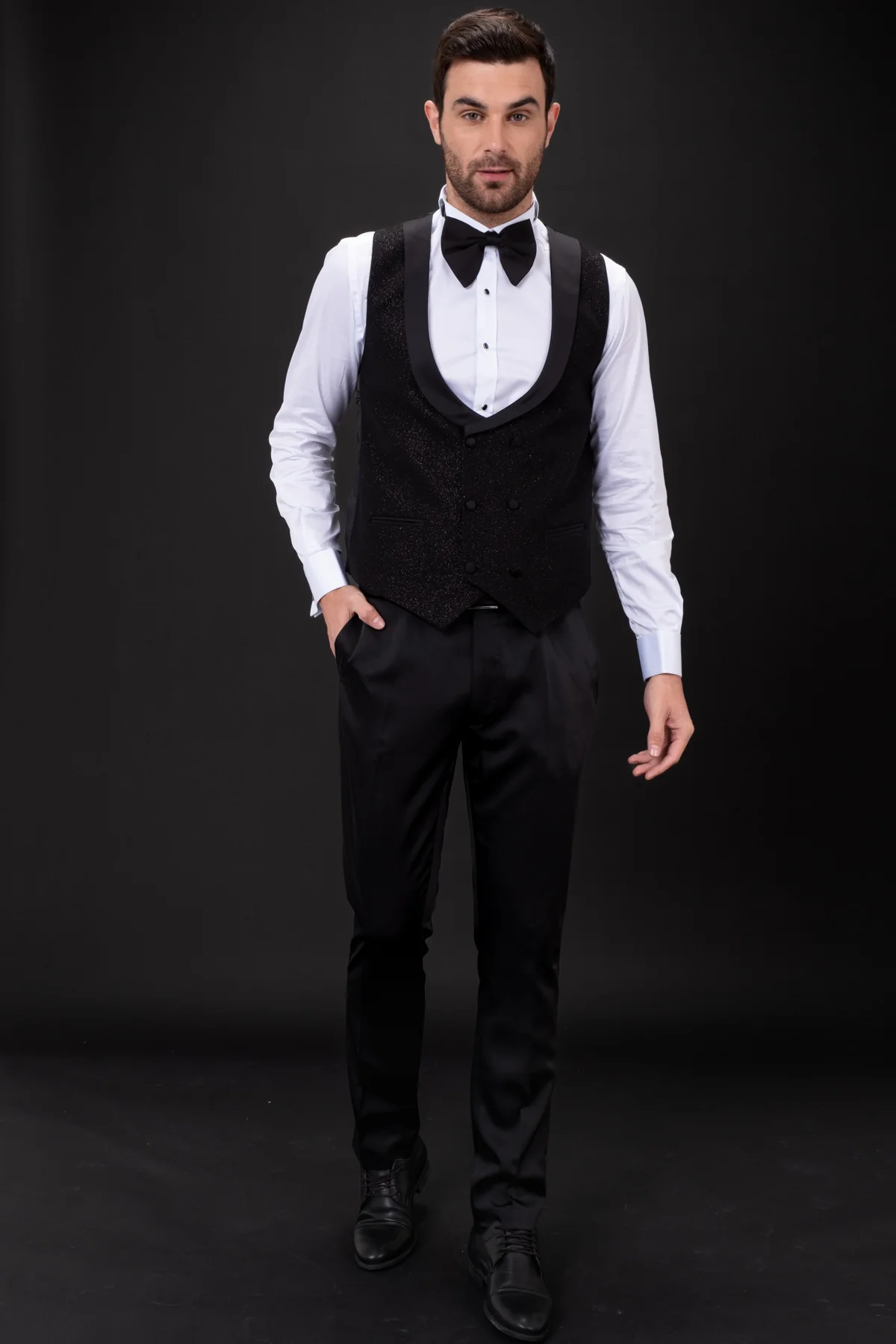 MEHMENT EMIN TEKE/TEKE IN,Z---TUXEDO SUITS-T14-BLACK - Image 7