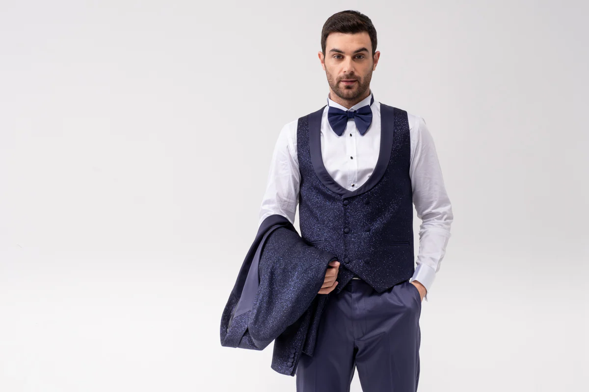 MEHMENT EMIN TEKE/TEKE IN,Z---TUXEDO SUITS-T14-NAVY - Image 3