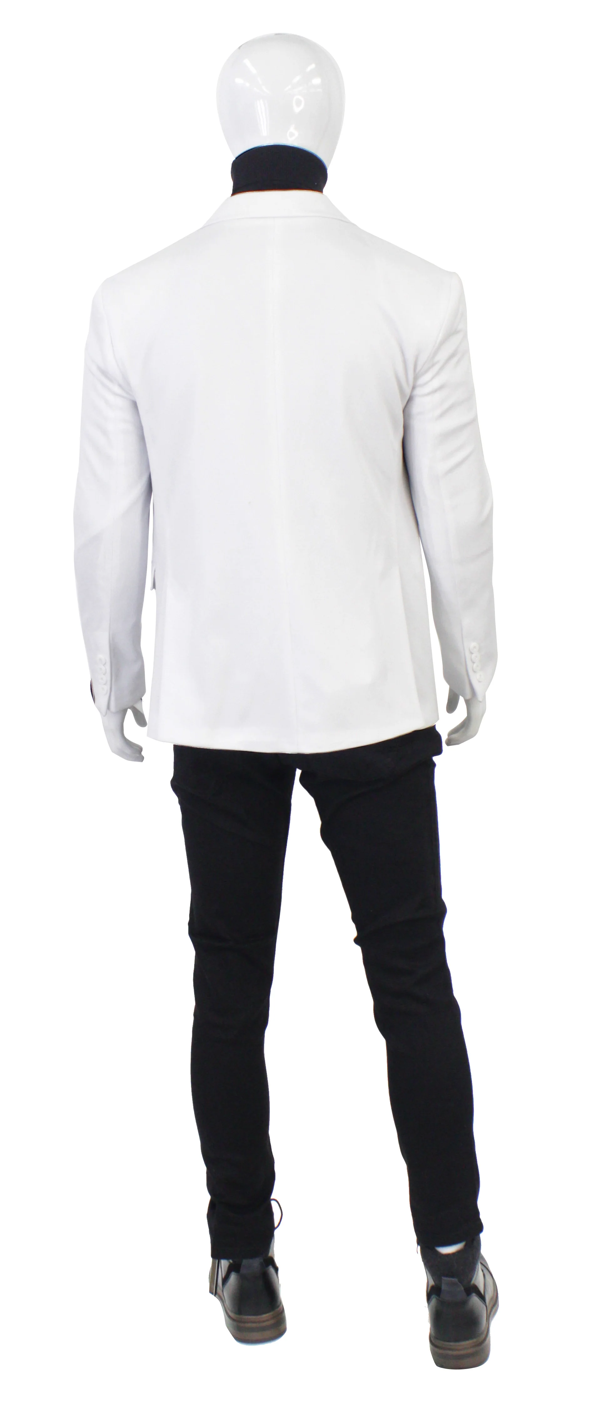 MEHMET,SOLID-2BT NOTCH-JACKETS-S22PB-B04-WHITE - Image 3