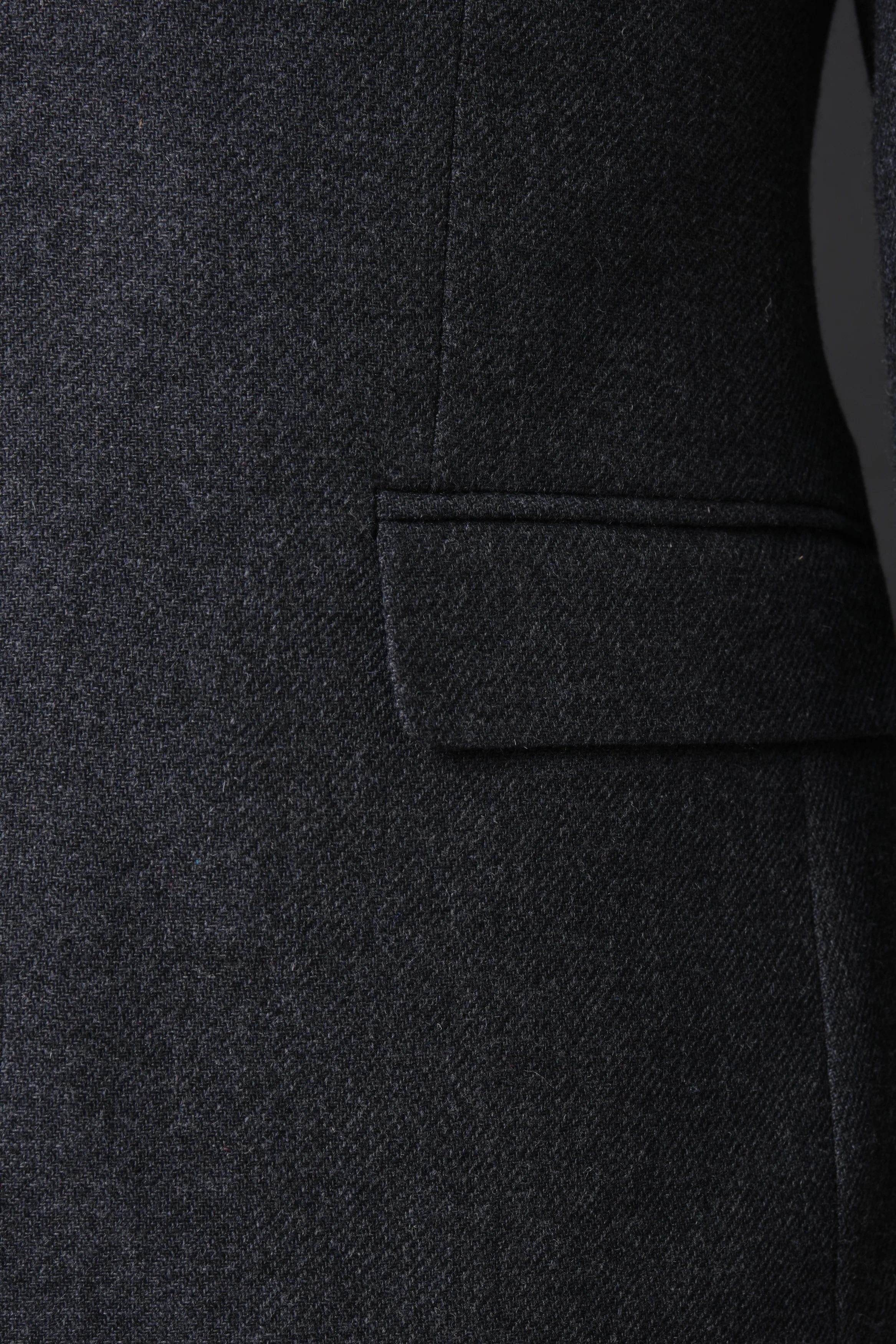 MEHMET,SOLID-NOTCH COLLAR-JACKETS-PB-B221-CHARCOAL - Image 7