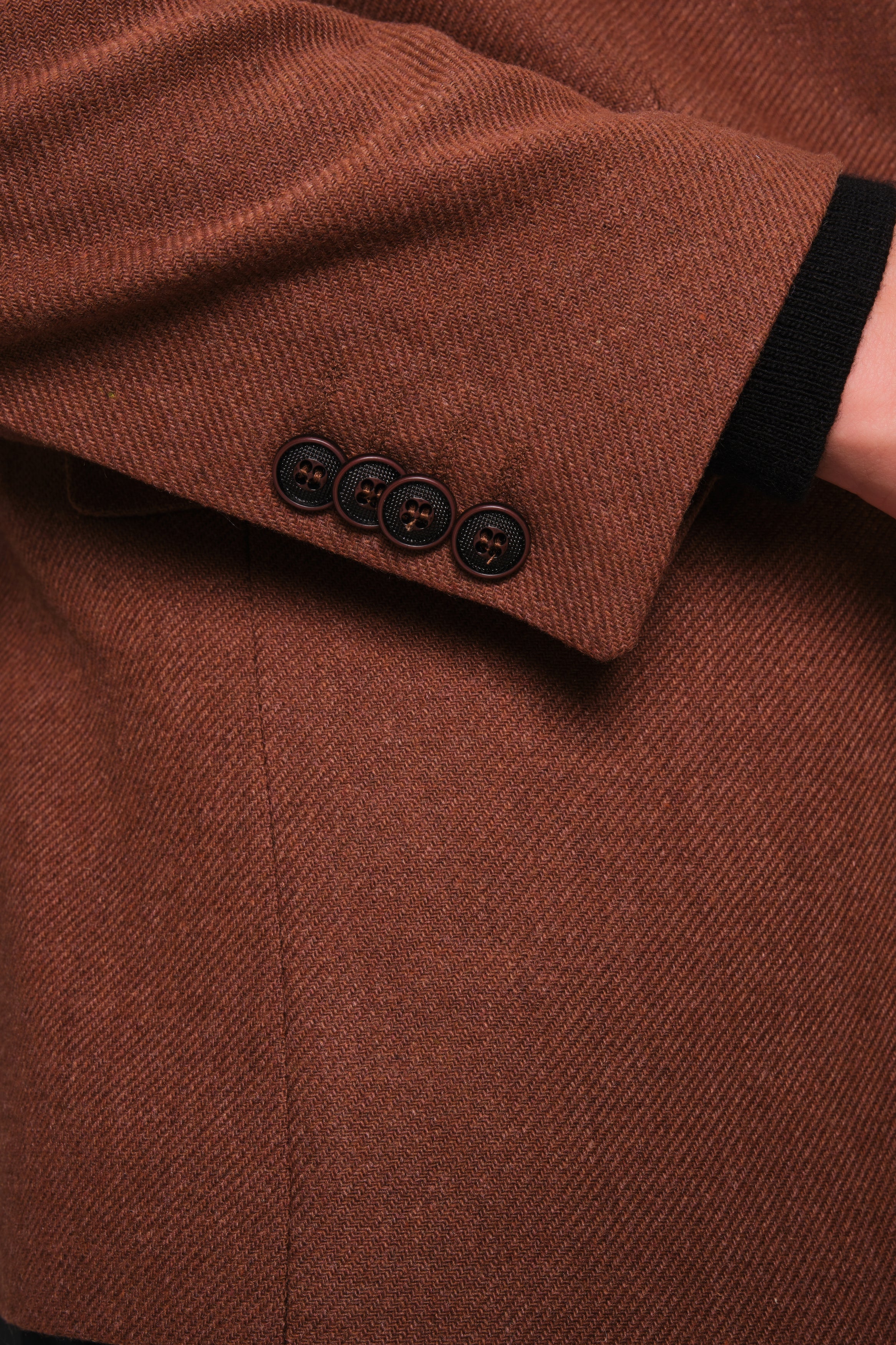 MEHMET,SOLID-NOTCH COLLAR-JACKETS-PB-B221-RUST - Image 10