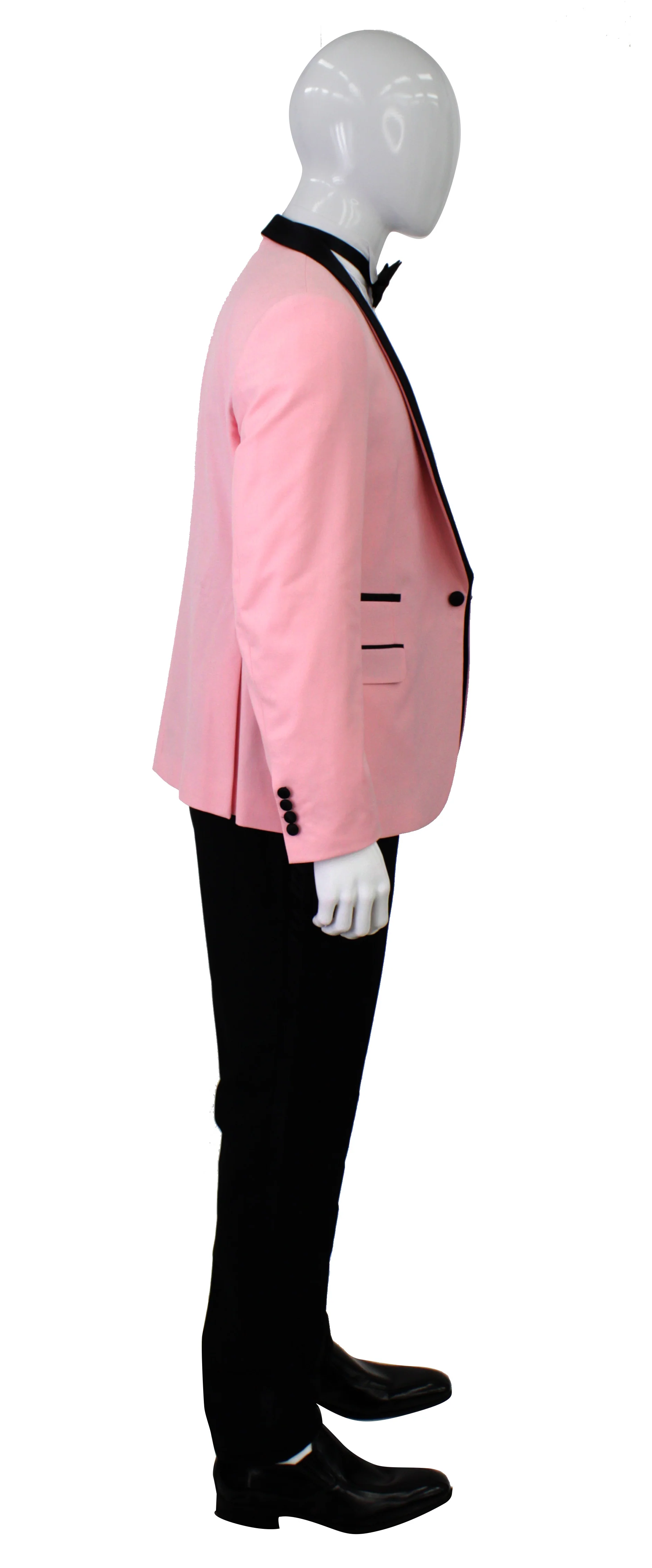 Portabella,COMPOSE-1 BUTTON VEST-TUXEDO SUITS-TUX500-PINK - Image 4