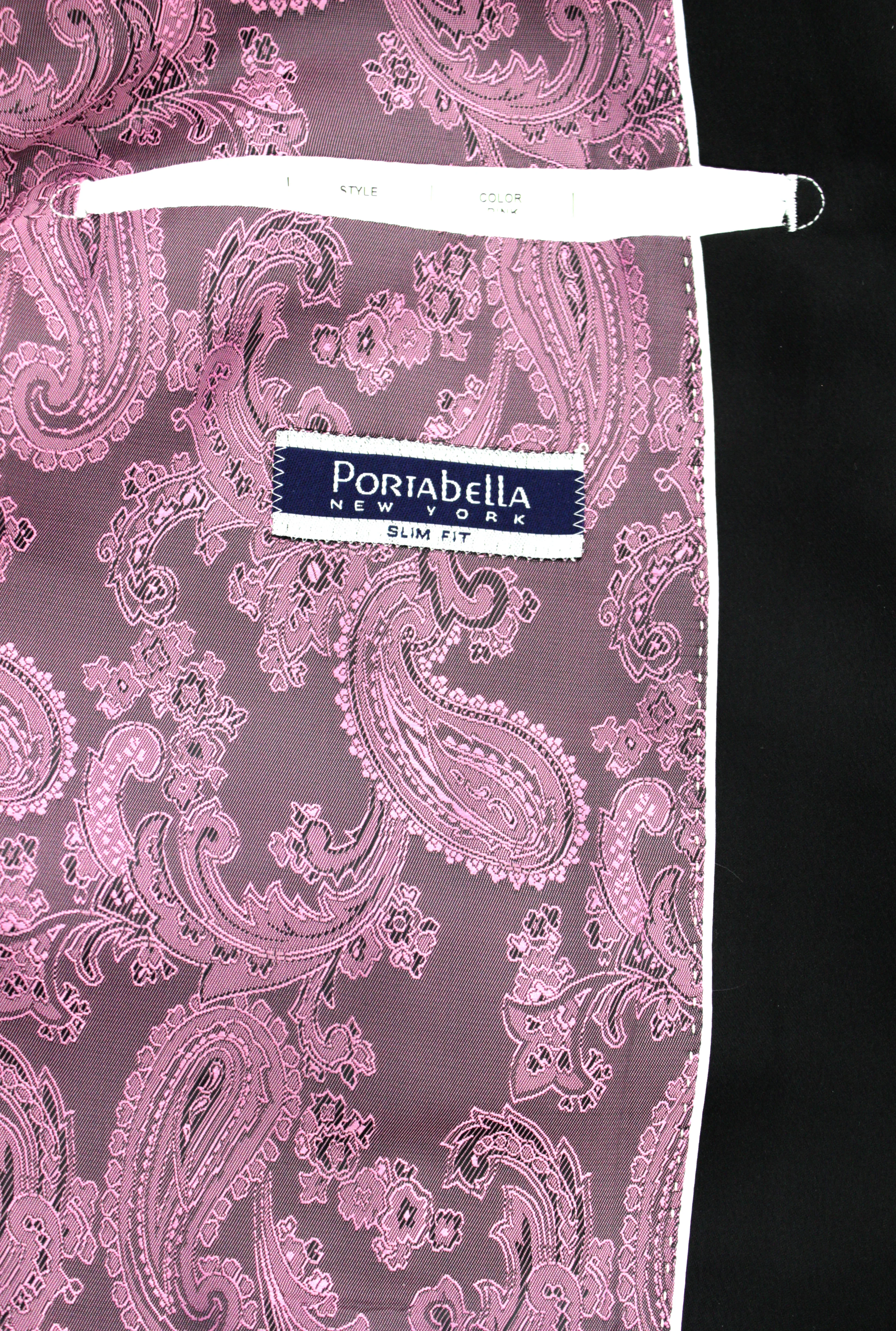 Portabella,COMPOSE-1 BUTTON VEST-TUXEDO SUITS-TUX500-PINK - Image 6