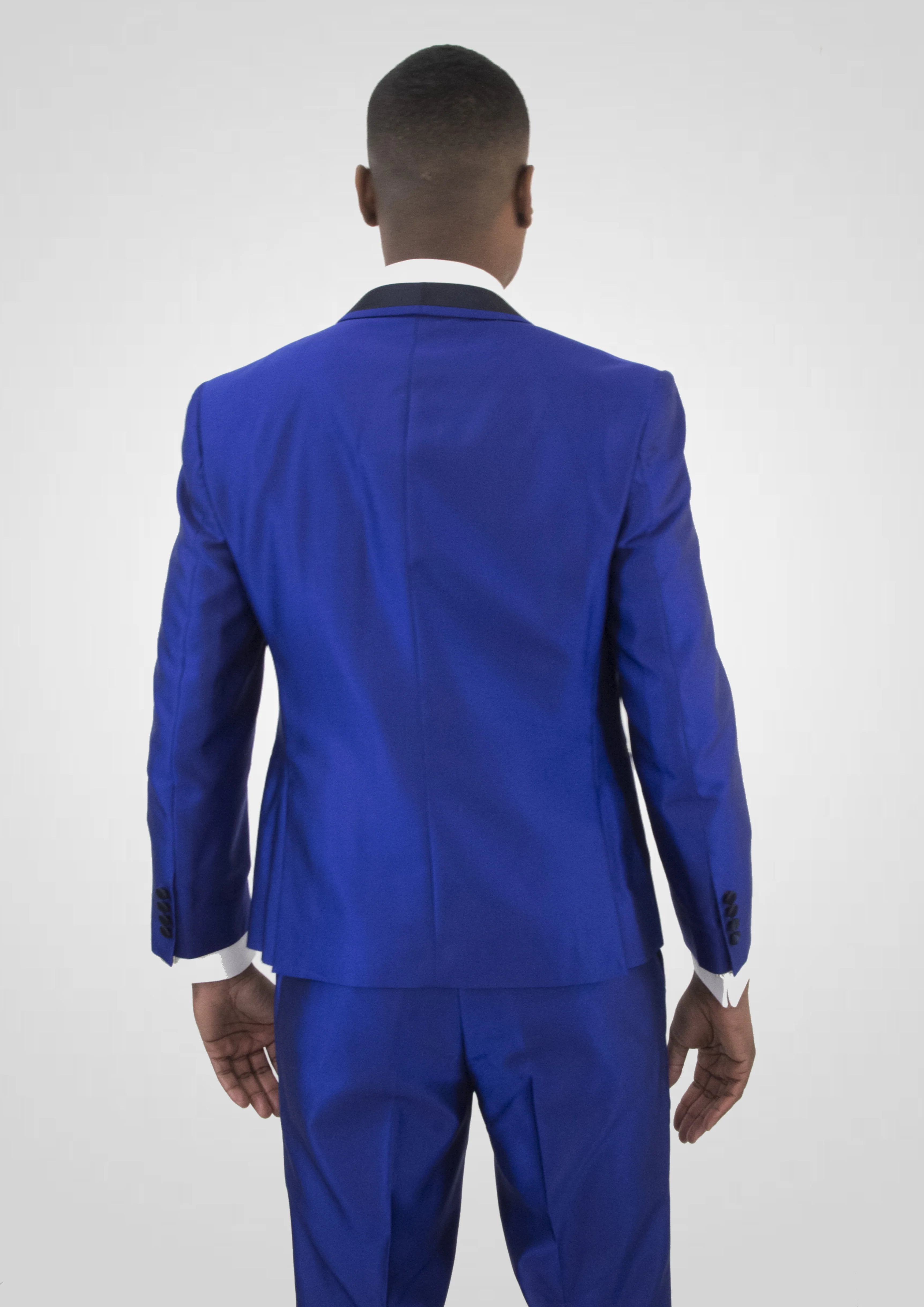 Portabella,SOLID-1BSHAWLV-TUXEDO SUITS-TUX300-FRENCH BLUE - Image 4