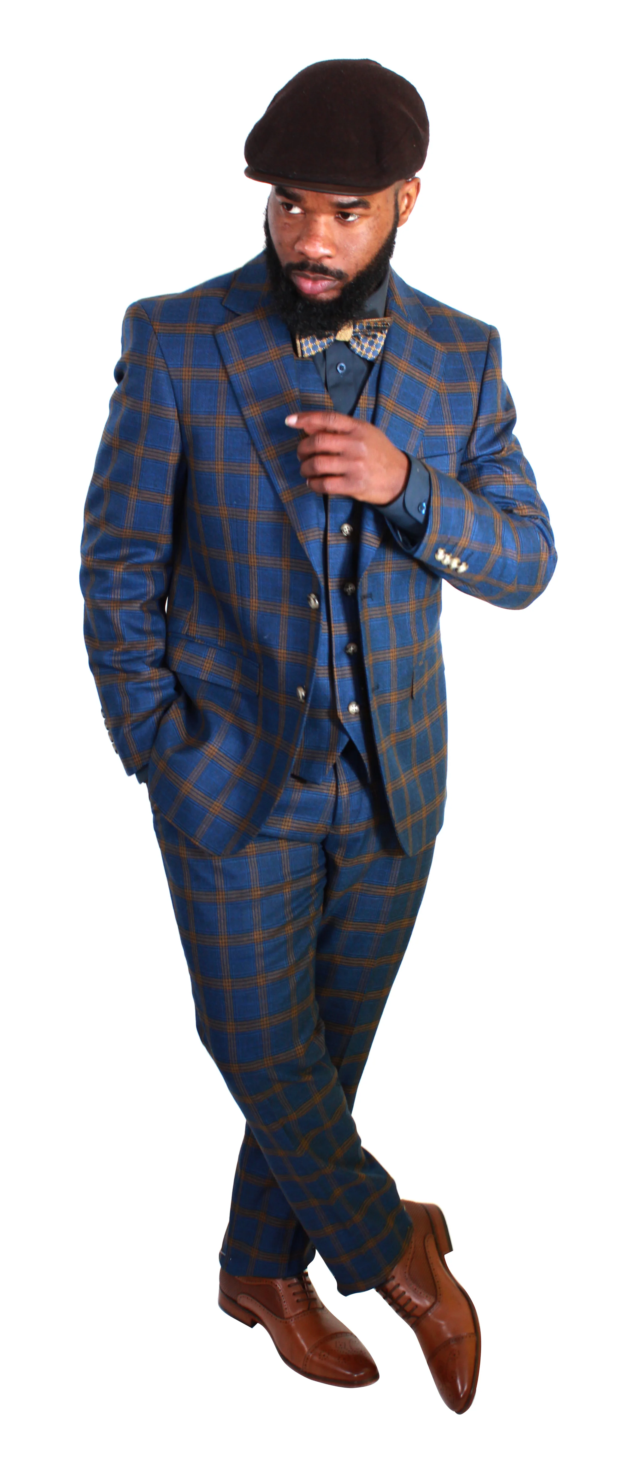 VITALI-2BV-DRESSY SUITS-M2949-T SLIM-BLUE - Image 3
